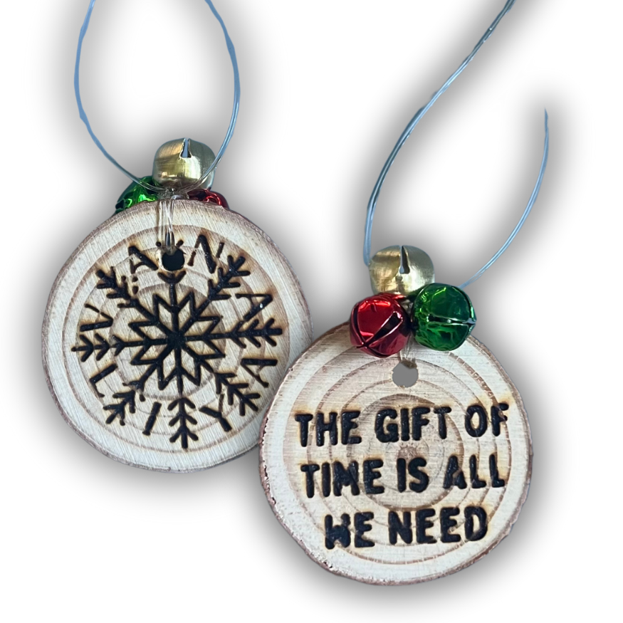 Wood Rasta Bell Ornament